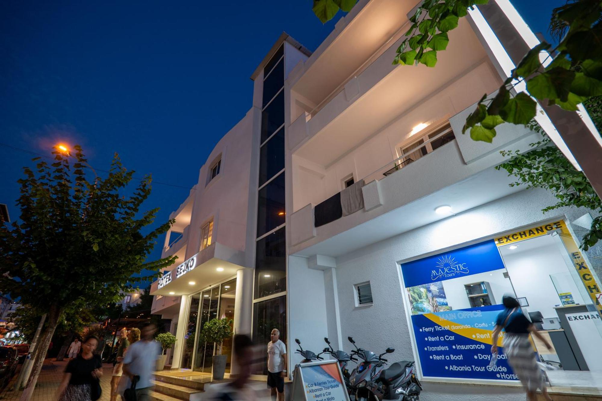 Hotel Sejko Sarande Bagian luar foto